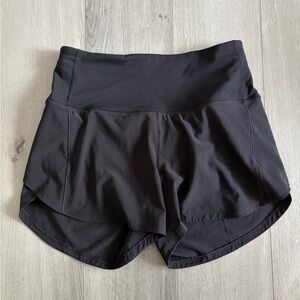 Lululemon High Rise Speed Up Short Long 4” size 2